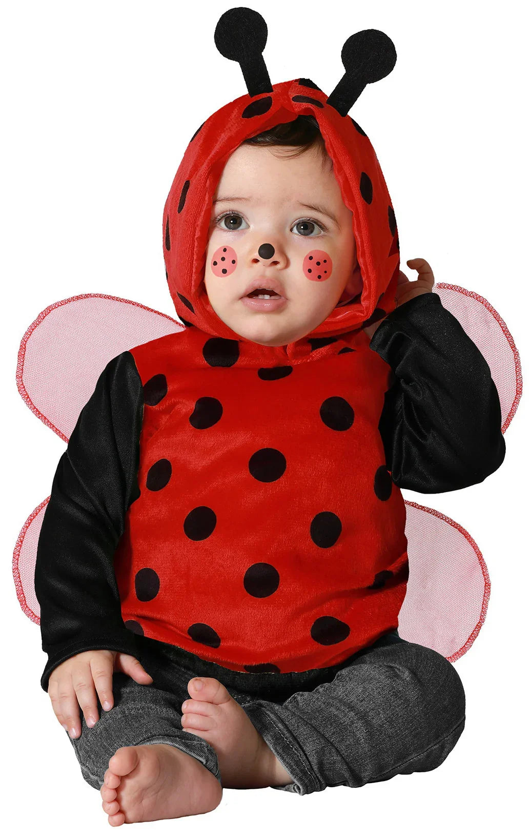 Disfraz de Mariquita Adorable para Bebé Mariquita Atosa